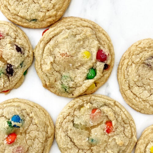 Easy M&M Cookie Recipe - I Heart Eating