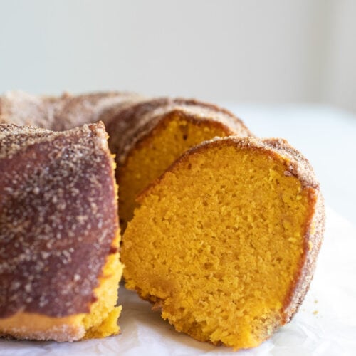 Pumpkin Bundt Cake with Cream Cheese Glaze | Bonni Bakery