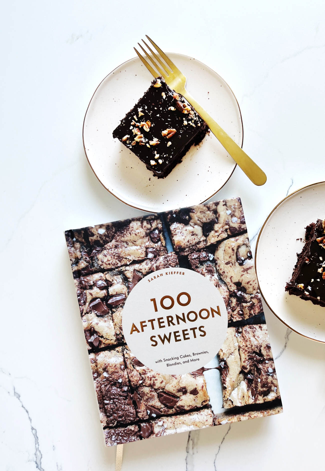 100 Afternoon Sweets by Sarah Kieffer with a piece of cake