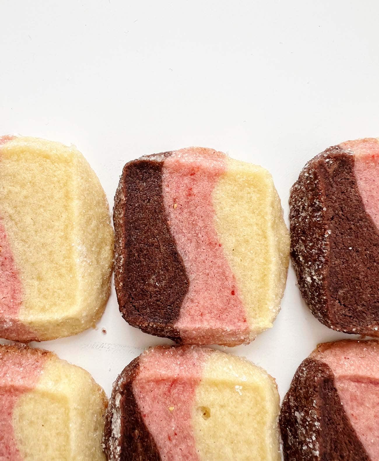 neapolitan shortbread cookies